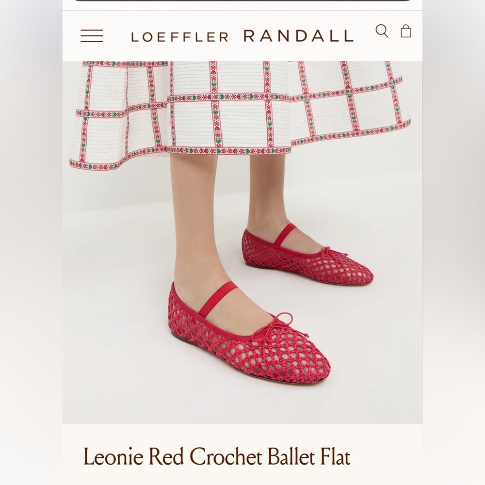 Loeffler Randall Leonie Mary Jane Ballet Flat Sz 6